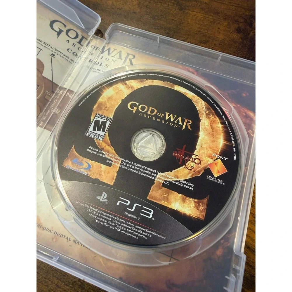 God of War Ascension Sony PS3 Game 2013 BCUS-98232 Sony Santa Monica